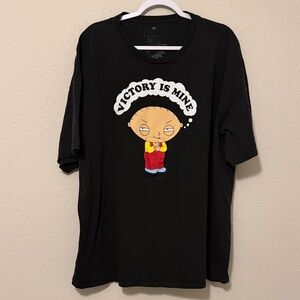 Family Guy Black Tee Shirt Mens 3XL
